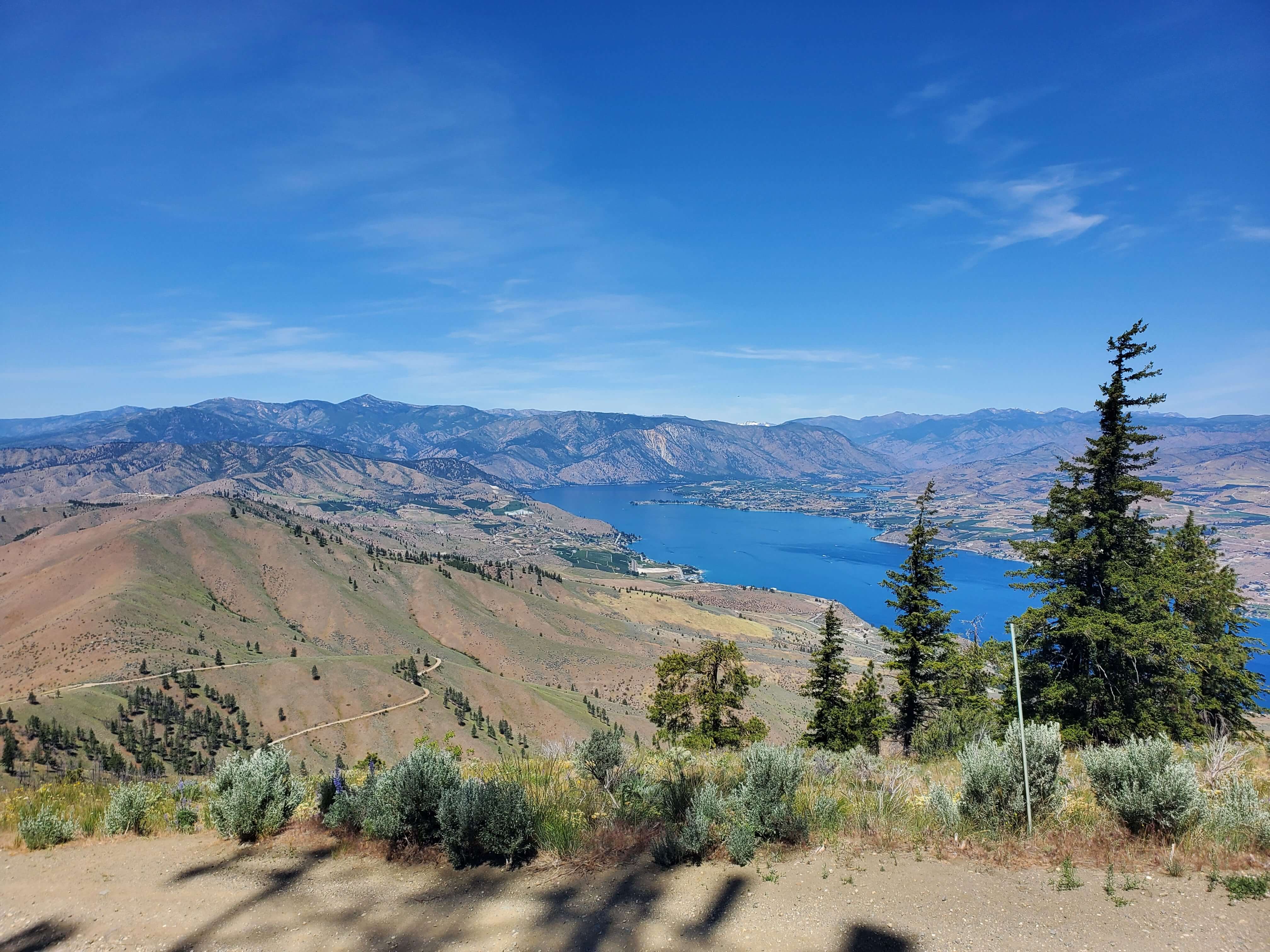 View of Lake Chelan from Chelan Butte