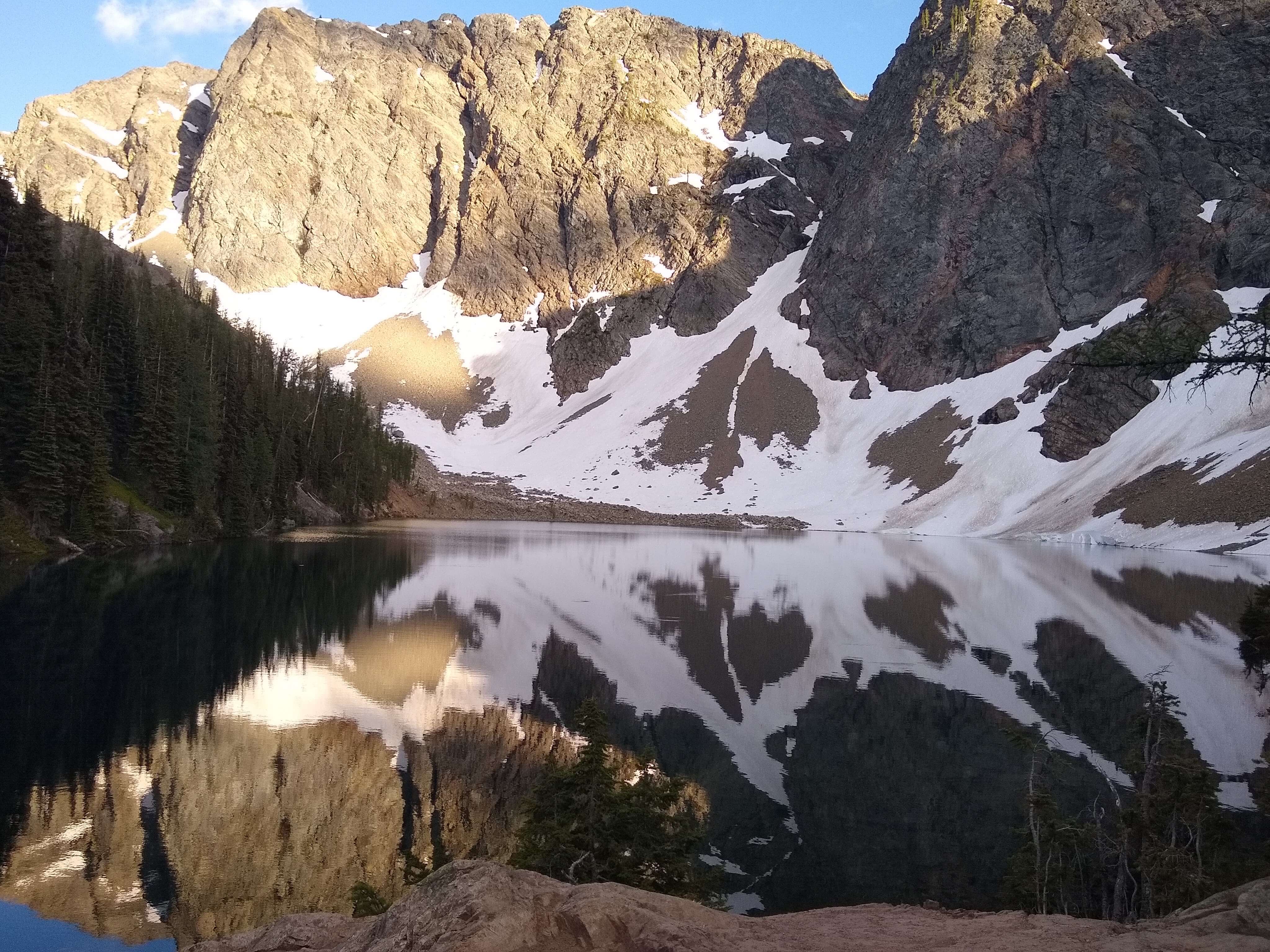 Blue Lake in Okanogan-Wenatchee National Forest, WA