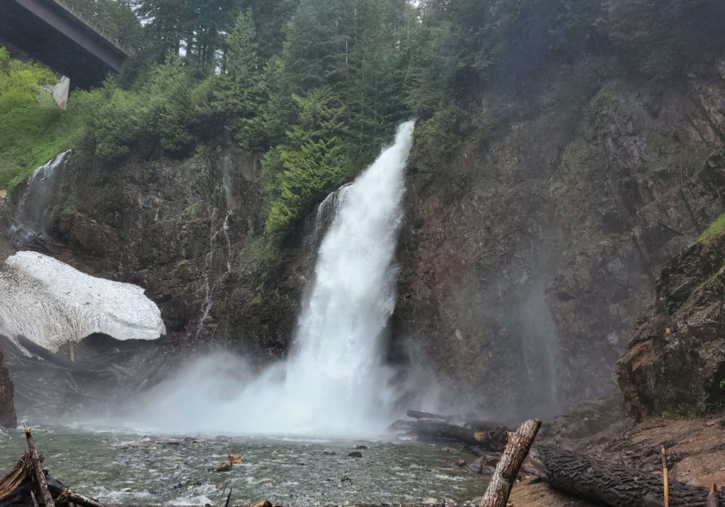 Franklin Falls in Washington state