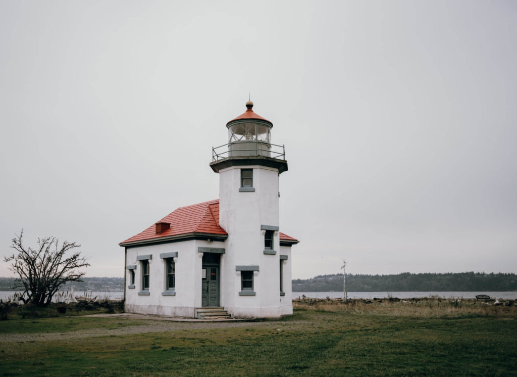 Point Robinson Lighthouse in Point Robinson Park, Vashon Island