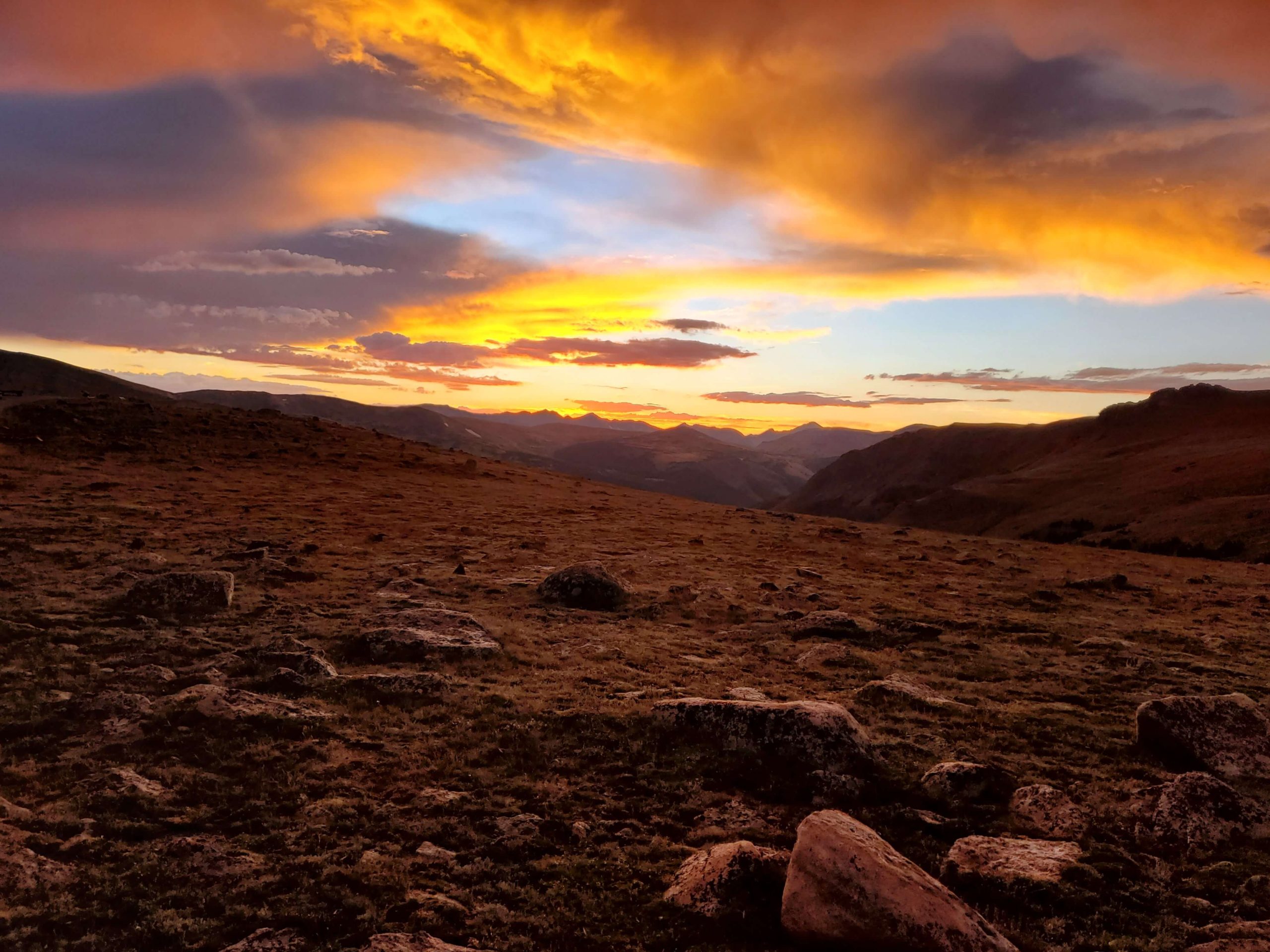 Rocky Mountain Sunset  Colorado summer, Mountain sunset, Rocky mountains